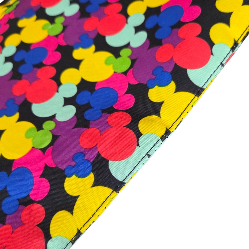 Disney Parks Mouse Icons Crossbody Bag Handbag Purse  Multicolred Black Mickey - Picture 3 of 16